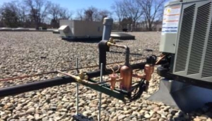 The APR-E installed on ASHRAE Test Lab Condensing Unit